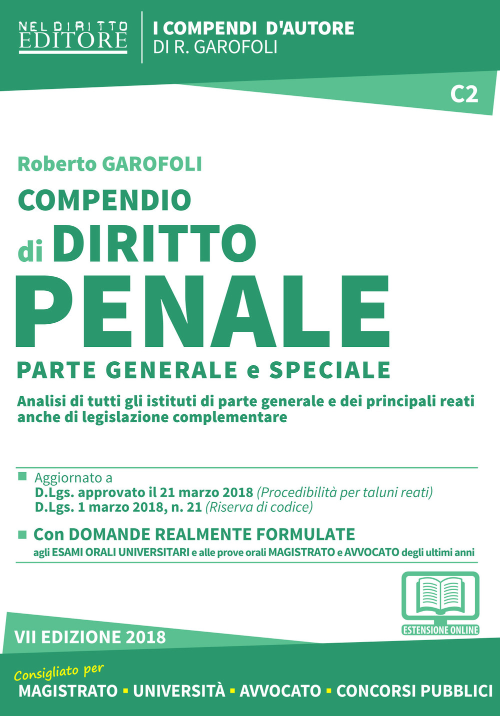 Compendio di diritto penale. Parte generale-Compendio di diritto penale. Parte speciale