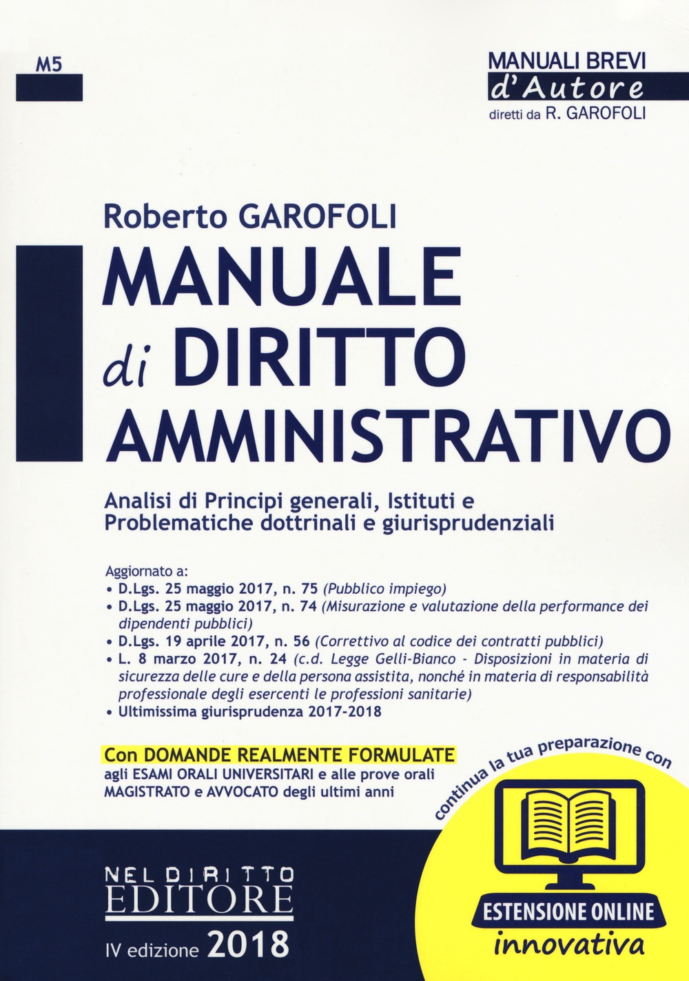 Manuale di diritto amministrativo