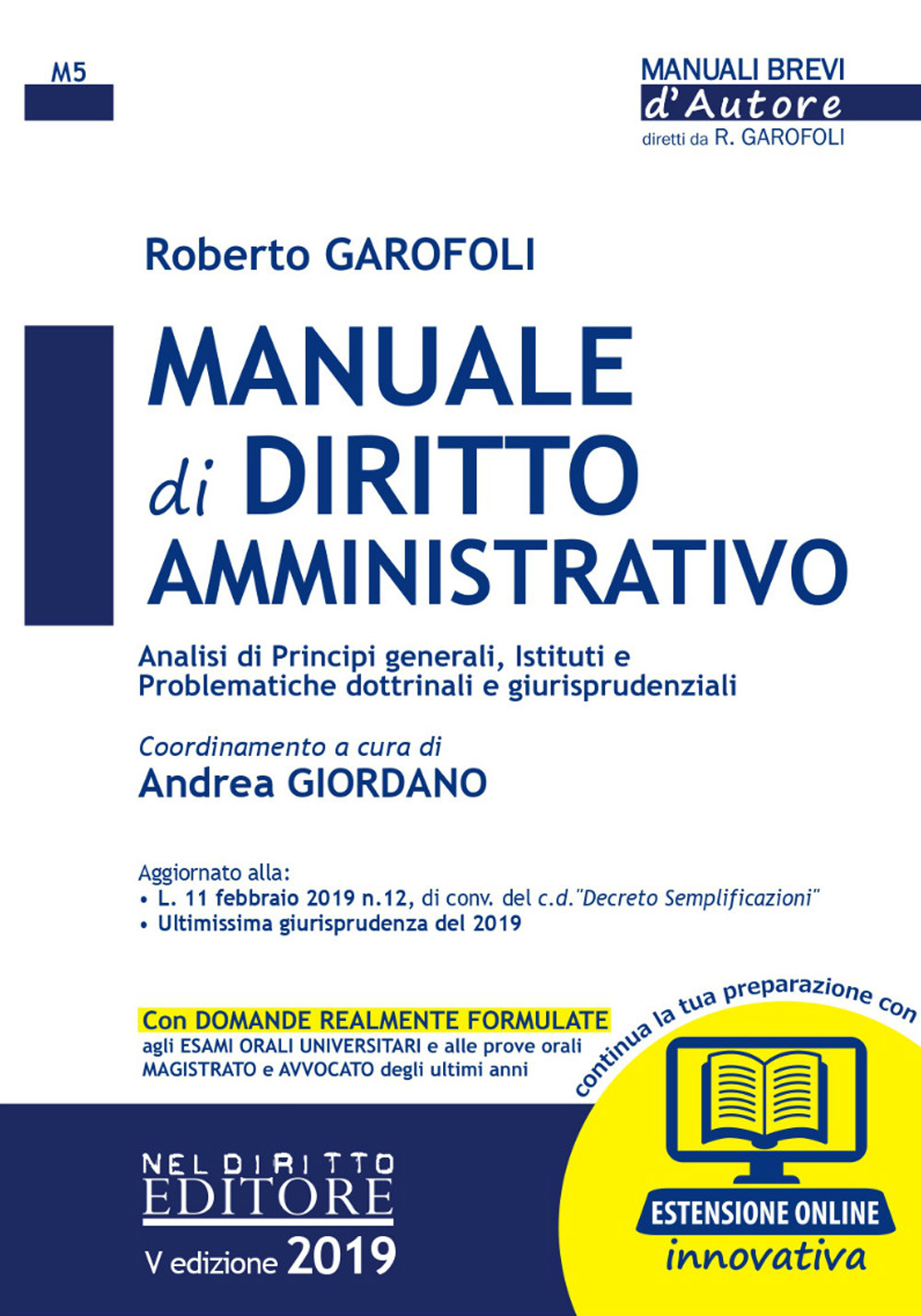 Manuale di diritto amministrativo