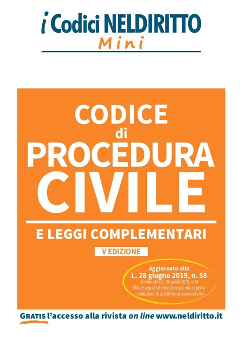 Codice di procedura civile e leggi complementari