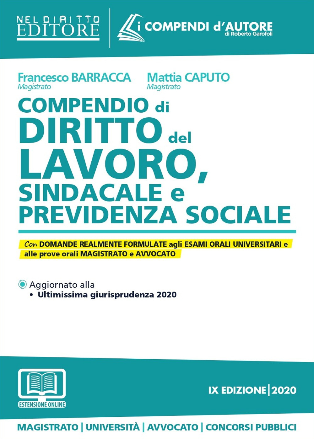 Compendio di diritto del lavoro, sindacale e della previdenza sociale