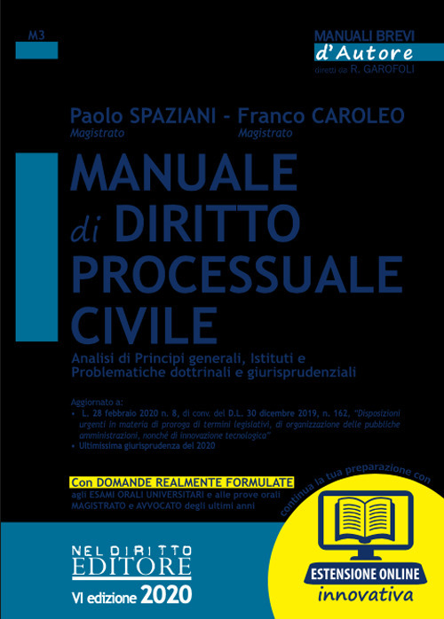Manuale di diritto processuale civile