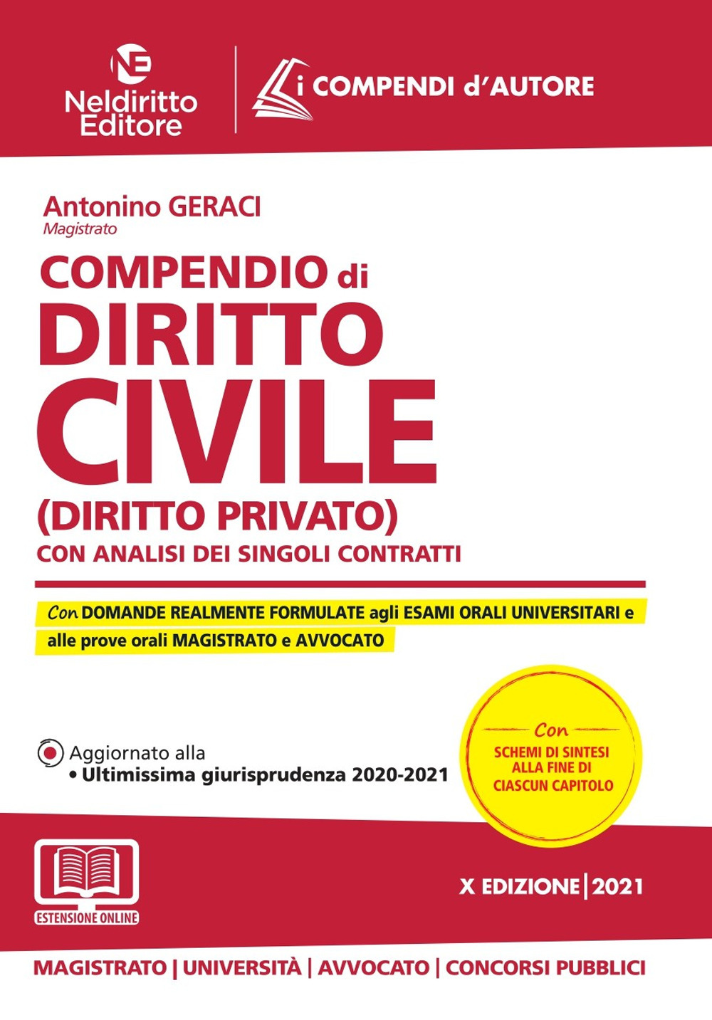 Compendio di diritto civile (Diritto privato). Con analisi dei singoli contratti