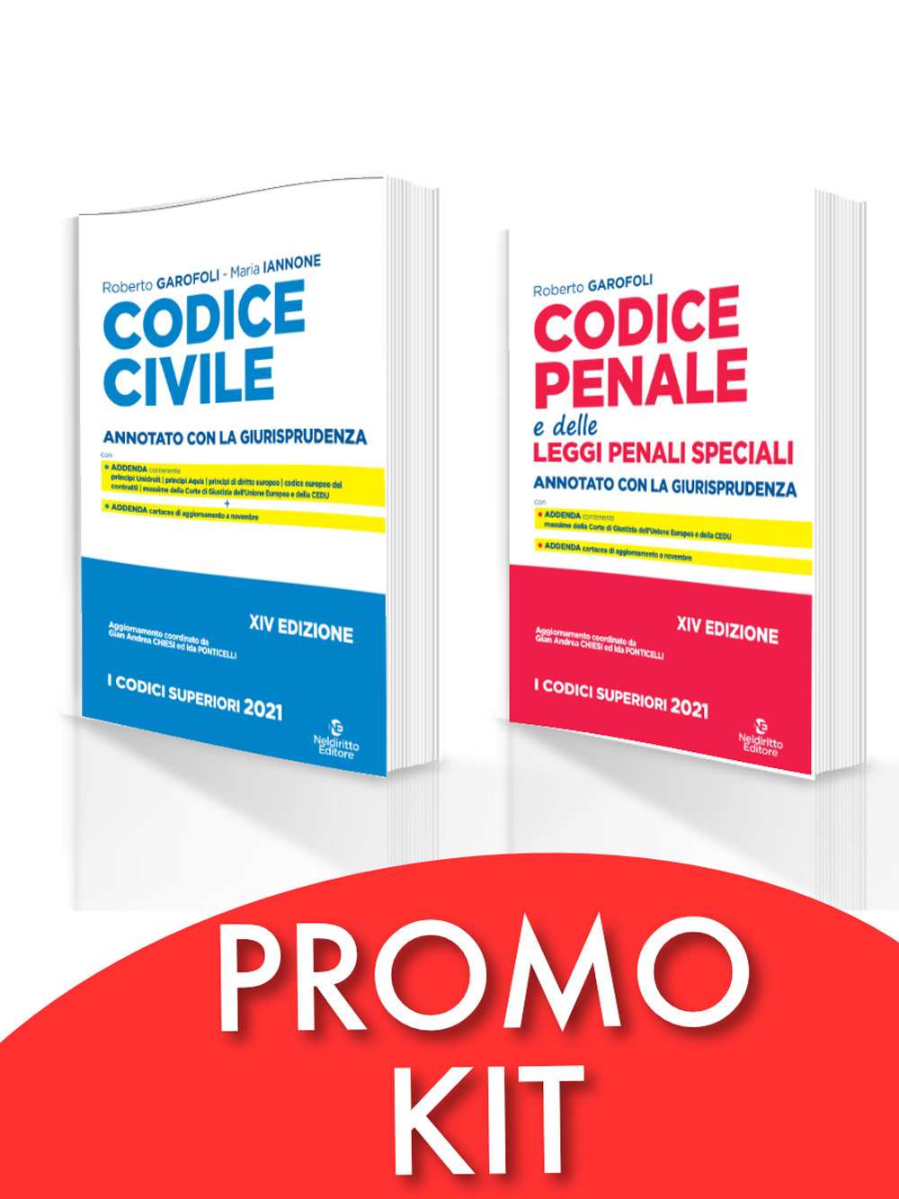 Kit Codici Esame Avvocato 2021: Codice civile-Codice penale annotati con la giurisprudenza