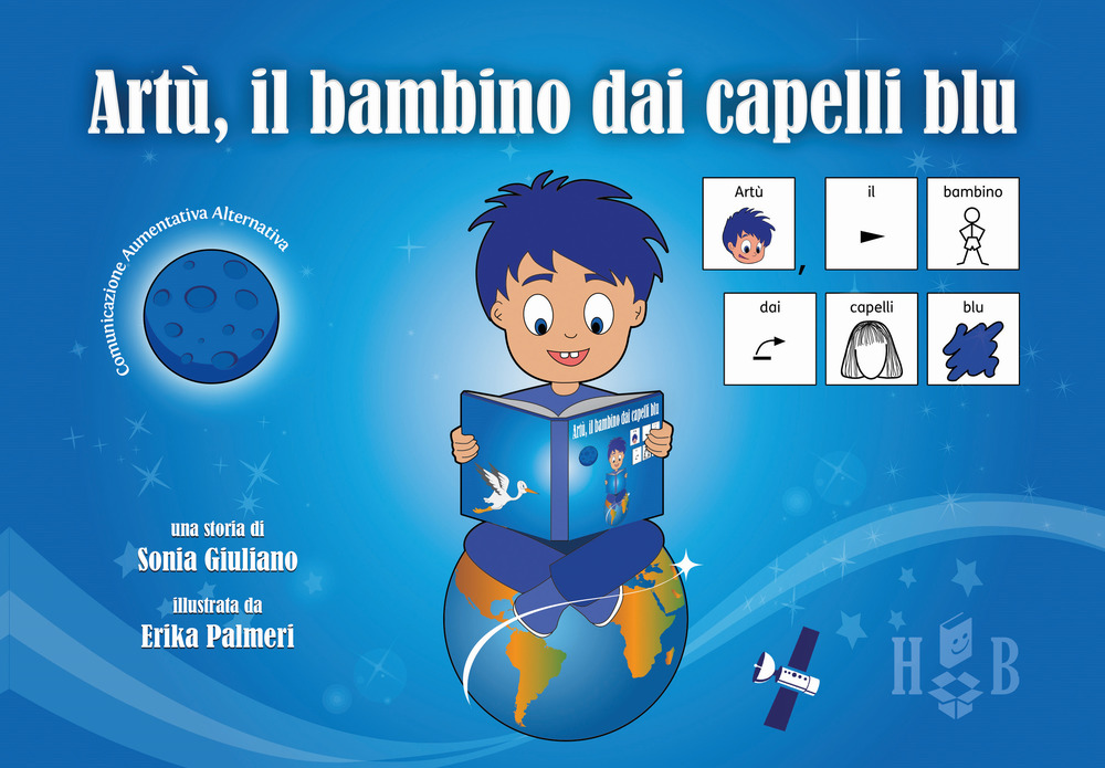 Artù, il bambino dai capelli blu, in CAA (Comunicazione Aumentativa Alternativa)