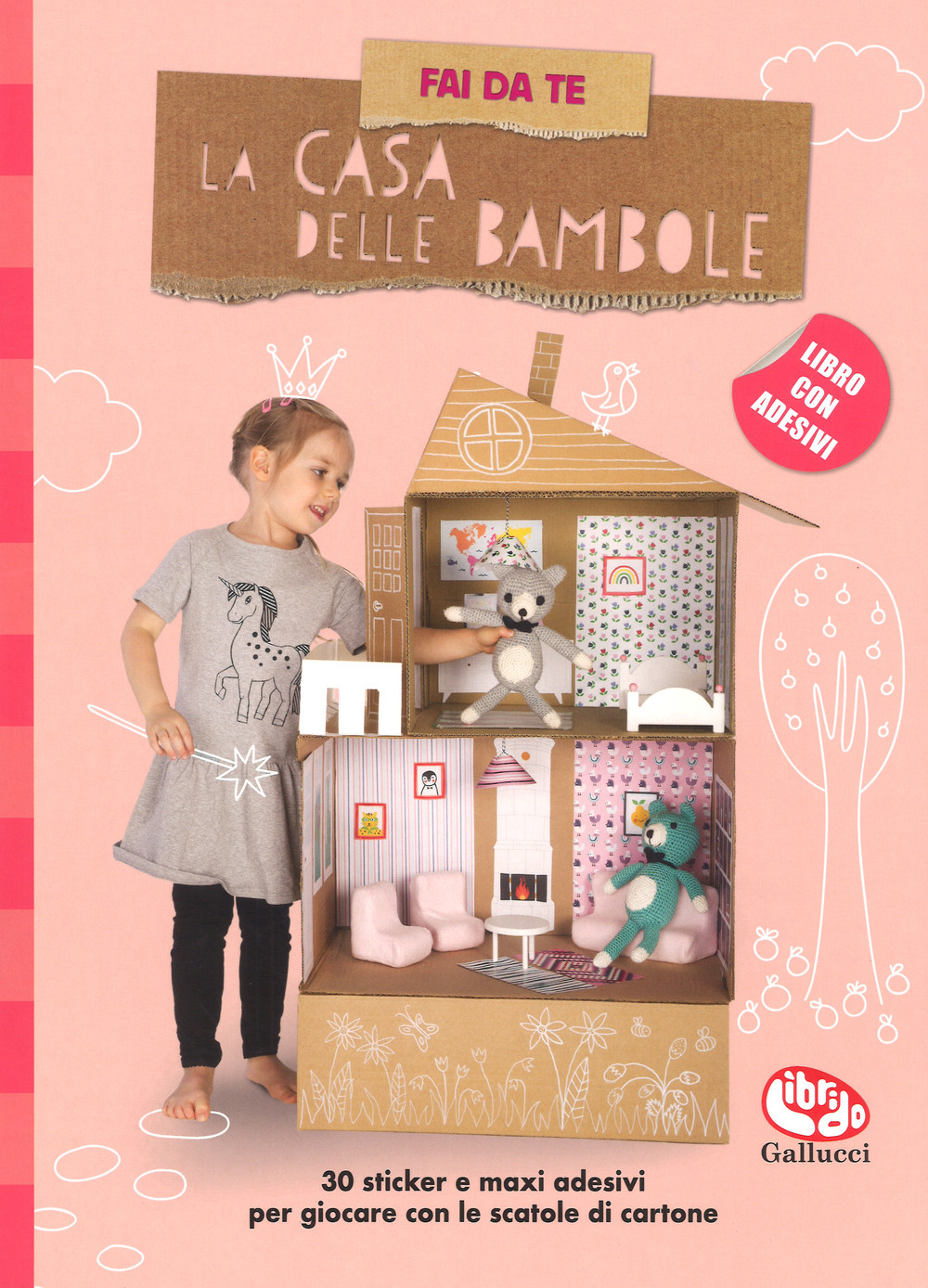 Fai da te la casa delle bambole. Con adesivi