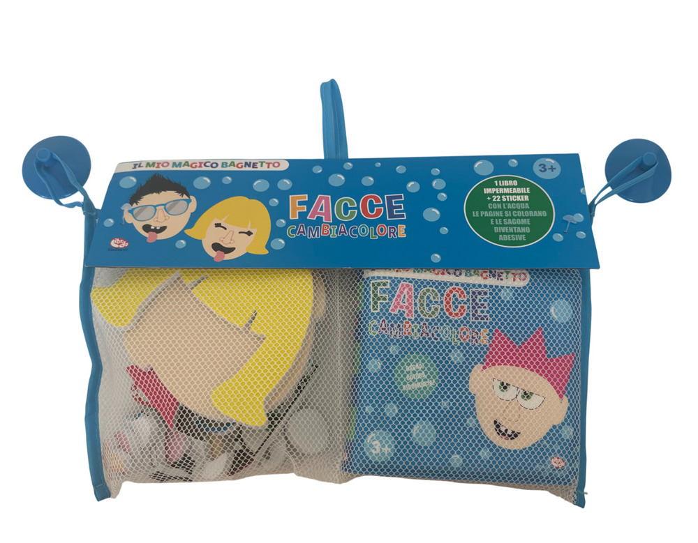 Il mio magico bagnetto. Facce cambiacolore