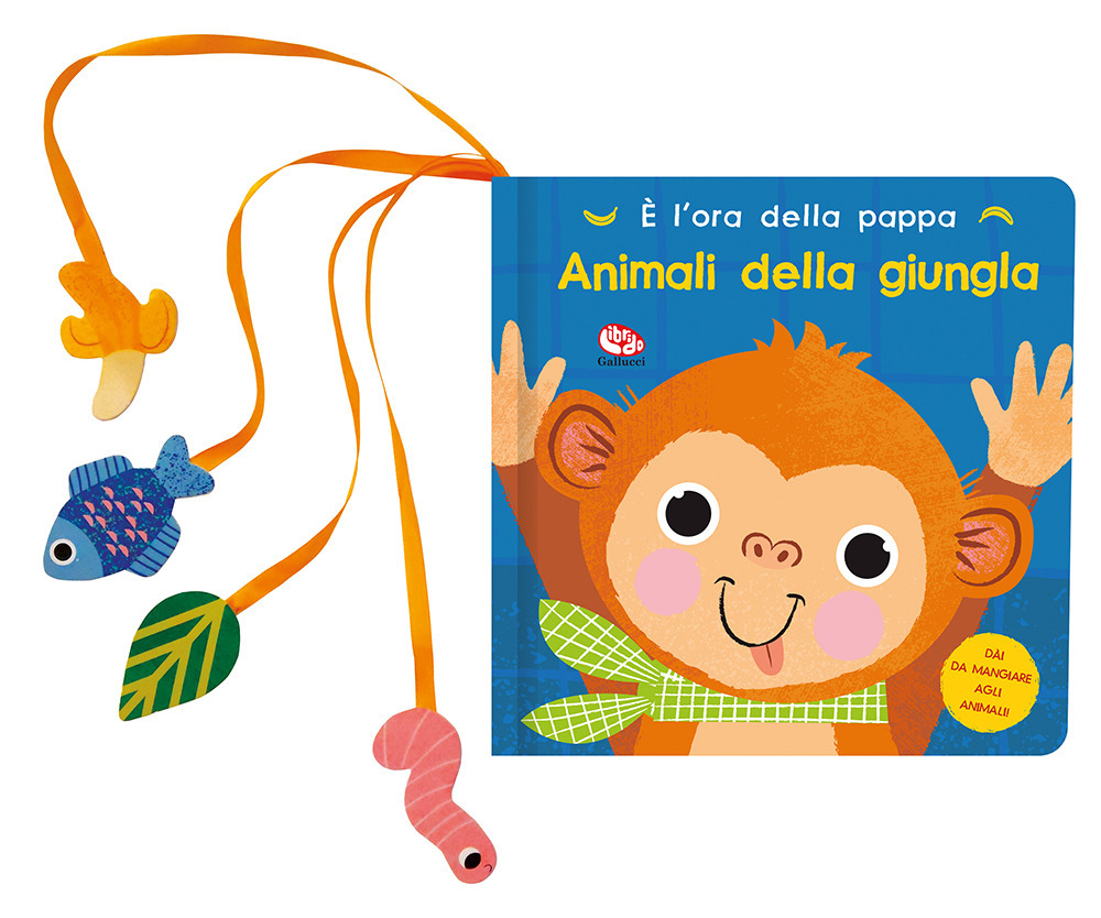 Animali della giungla. È l'ora della pappa