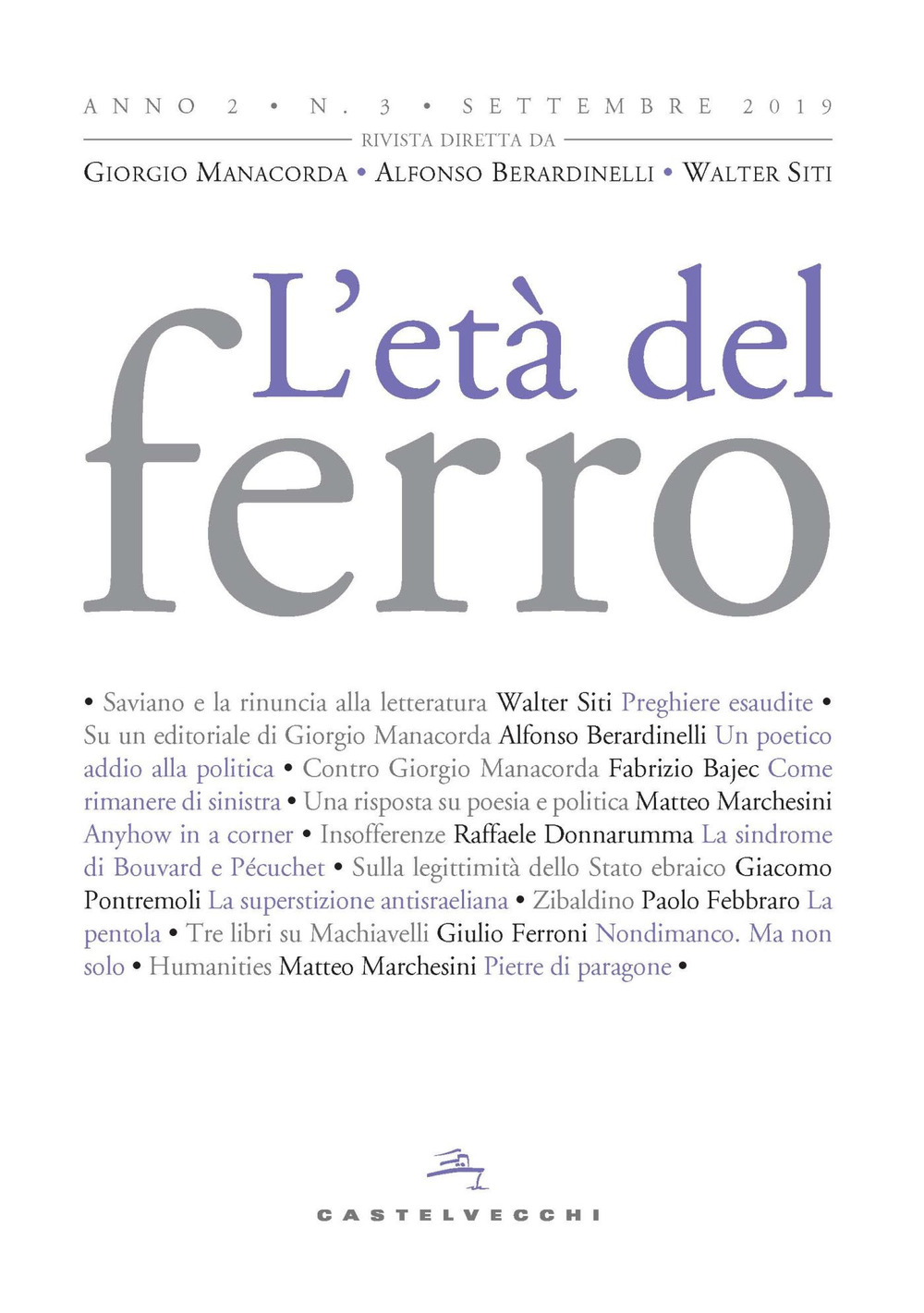 L'età del ferro. Vol. 3