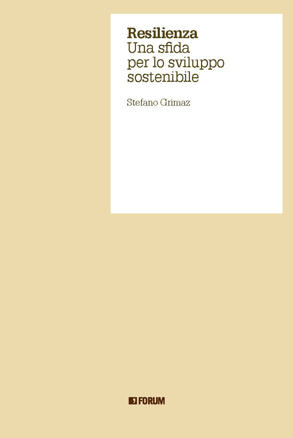 Resilienza una sfida per lo sviluppo sostenibile