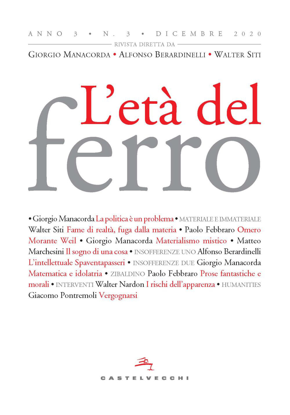 L'età del ferro. Vol. 3