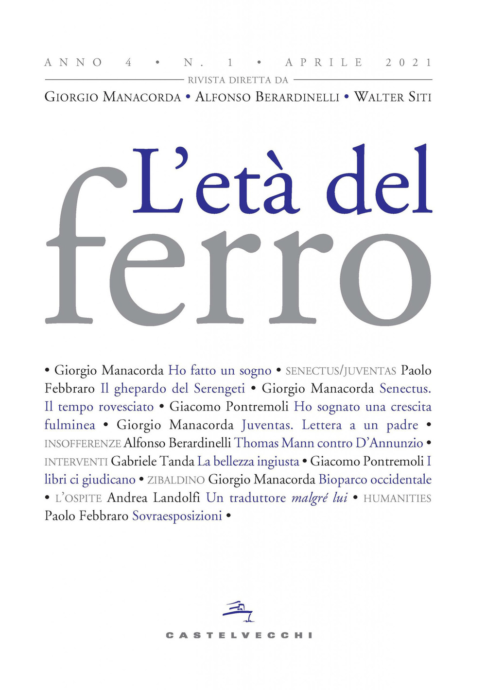 L'età del ferro. Vol. 1