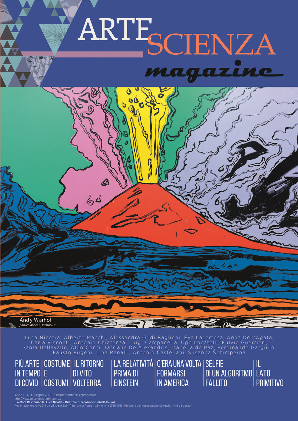 ArteScienza. Rivista semestrale di nuova cultura. Ediz. italiana e inglese. Vol. 1