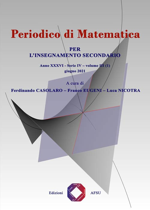 Periodico di matematica. Per l’insegnamento secondario. Vol. 3/1