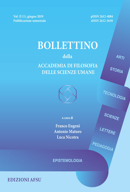 Bollettino della Accademia di filosofia delle scienze umane. Vol. 2/1