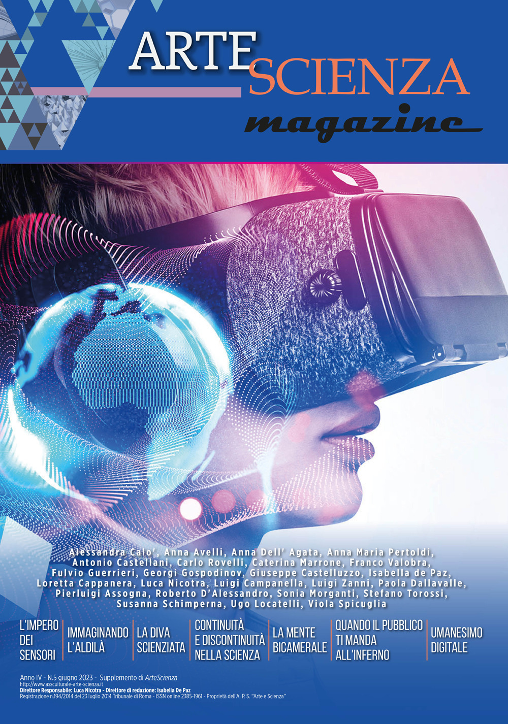 ArteScienza. Rivista semestrale di nuova cultura. Vol. 5