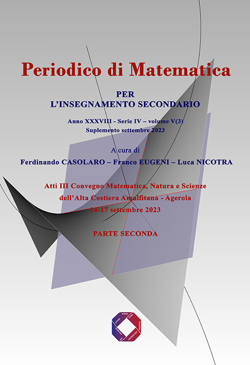 Periodico di matematica. Per l’insegnamento secondario. Vol. 5/3: Supplemento settembre 2023. Parte seconda