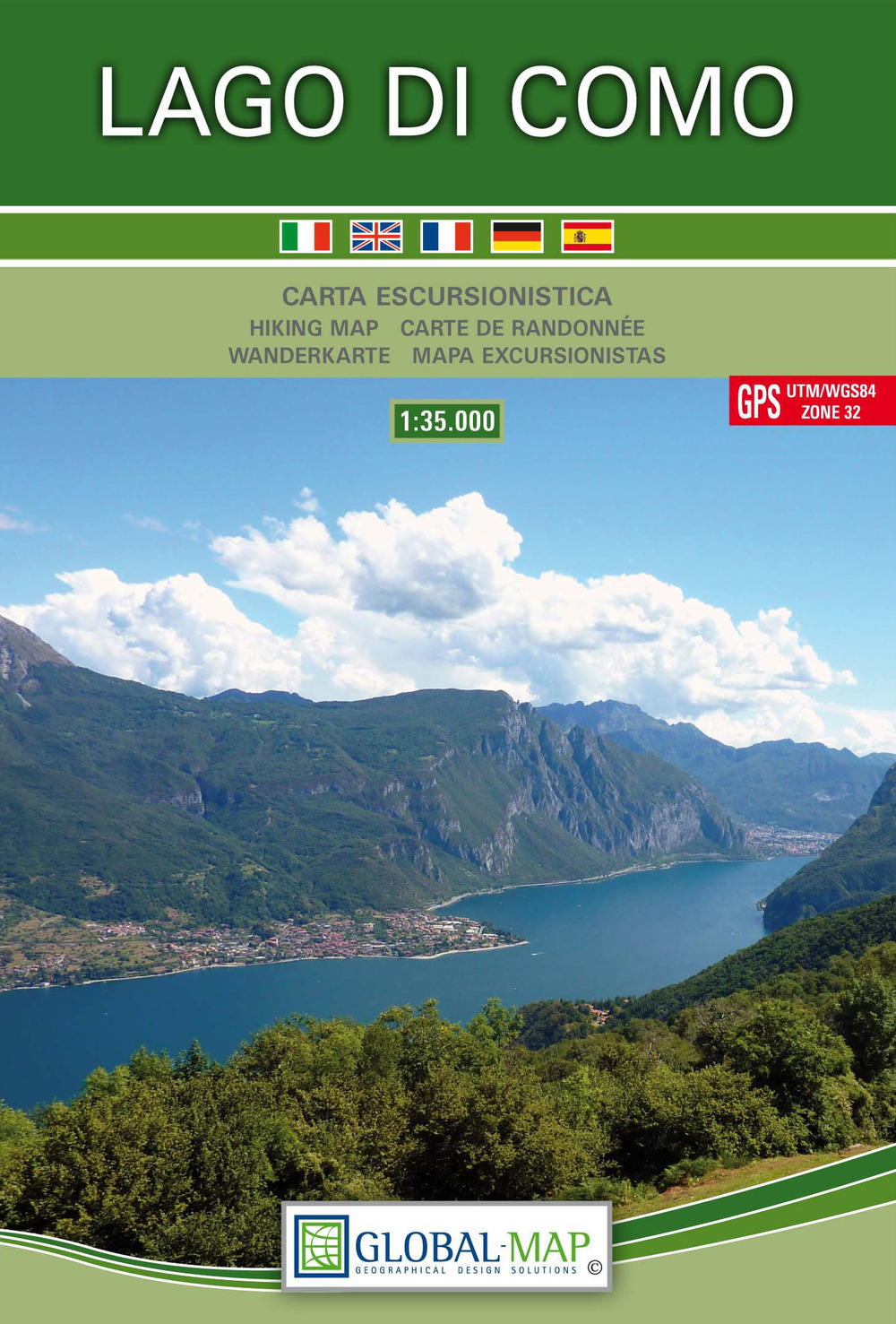 Lago di Como. Carta escursionistica 1:35.000