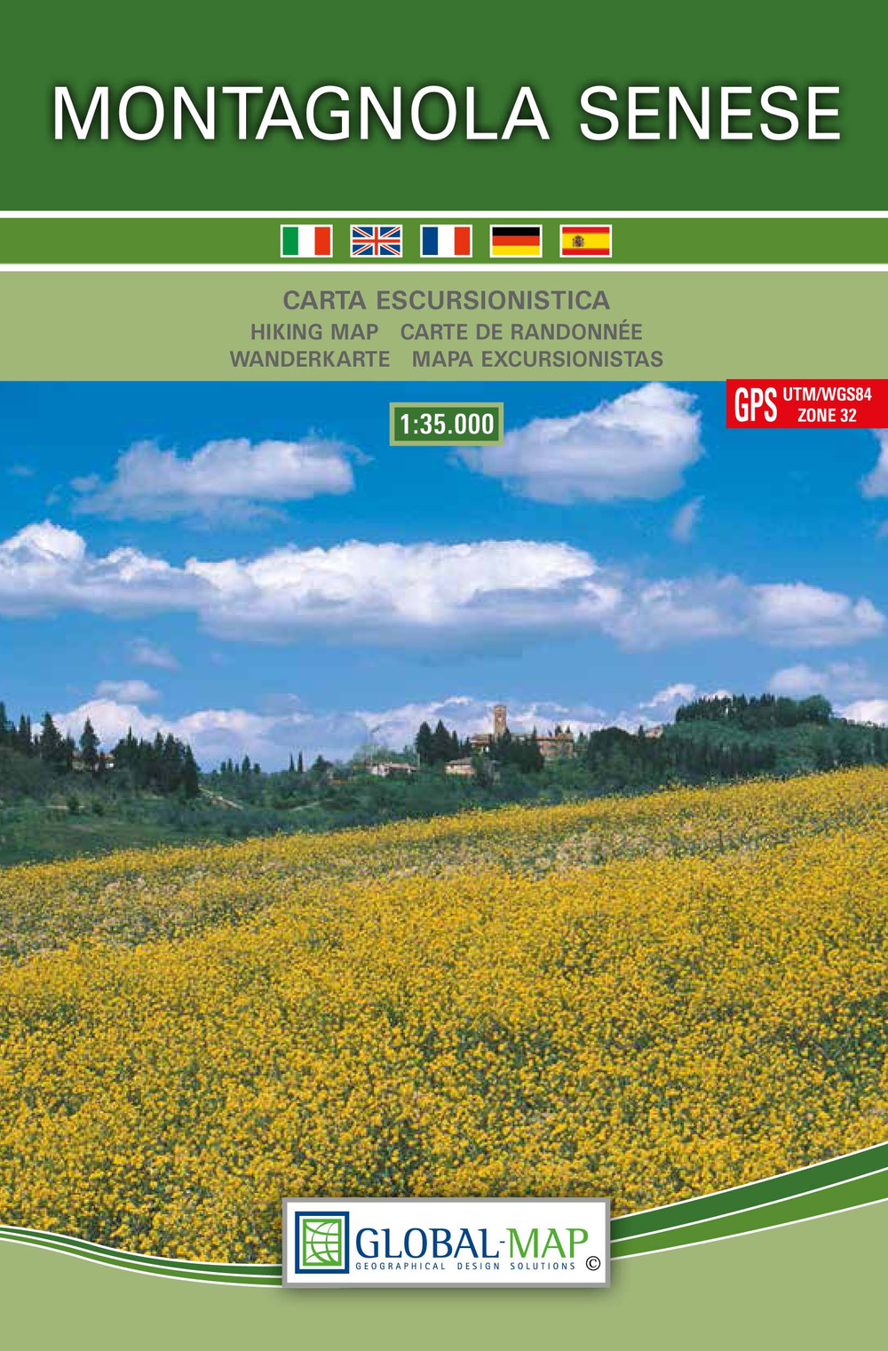 Montagnola Senese. Carta escursionistica 1:35.000