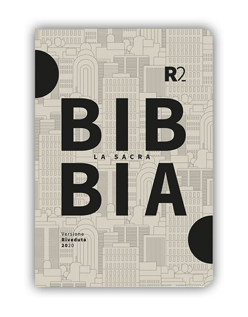 Bibbia R2. Versione riveduta 2020. Città. Ediz. tascabile nera/ beige