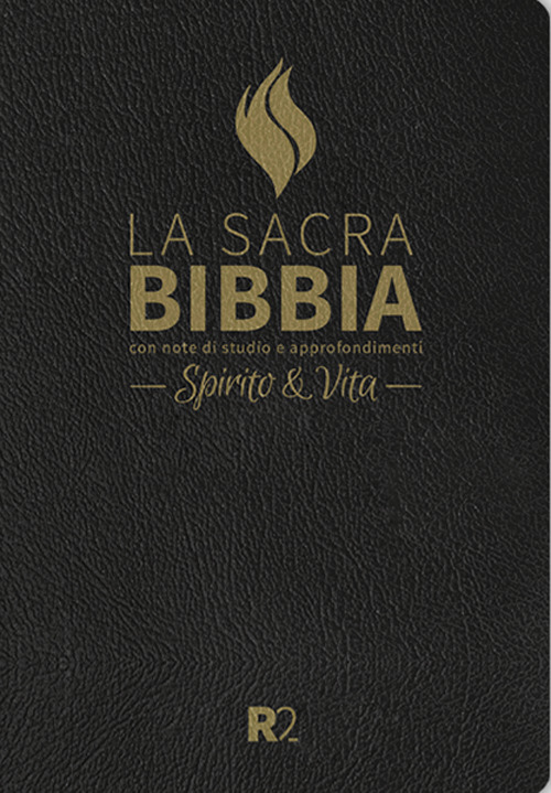 Bibbia R2. Spirito e vita. Ediz. pelle sintetica nera, taglio oro