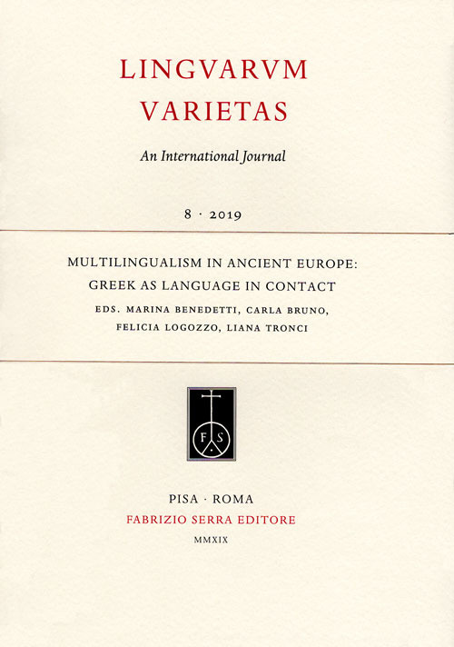 Multilingualism in ancient Europe: Greek as language in contact