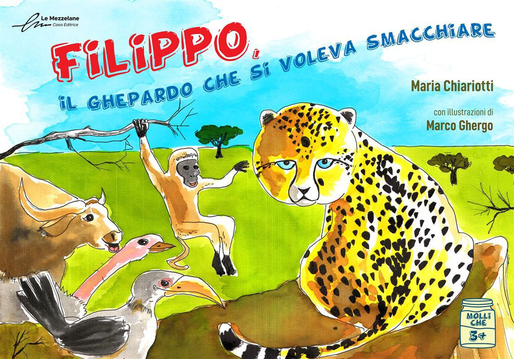 Filippo, il ghepardo che si voleva smacchiare