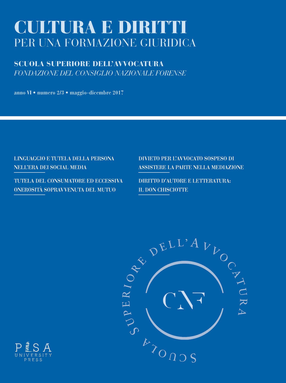 Cultura e diritti. Per una formazione giuridica. Vol. 2-3