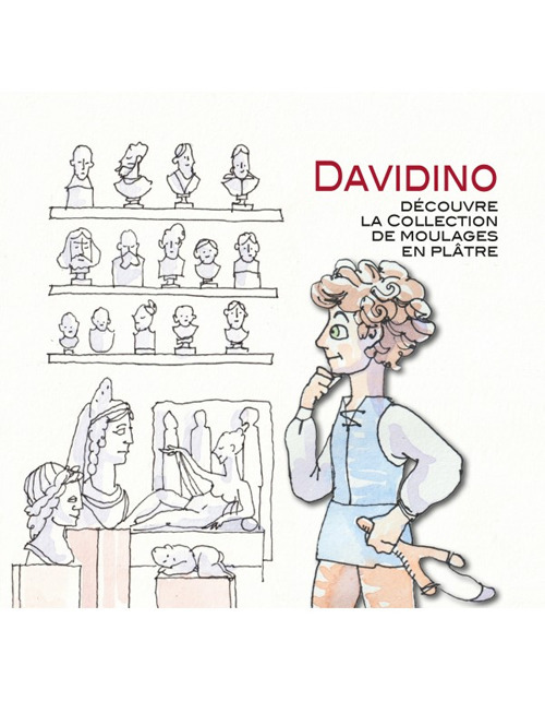 Davidino découvre la collection de moulages en plâtre