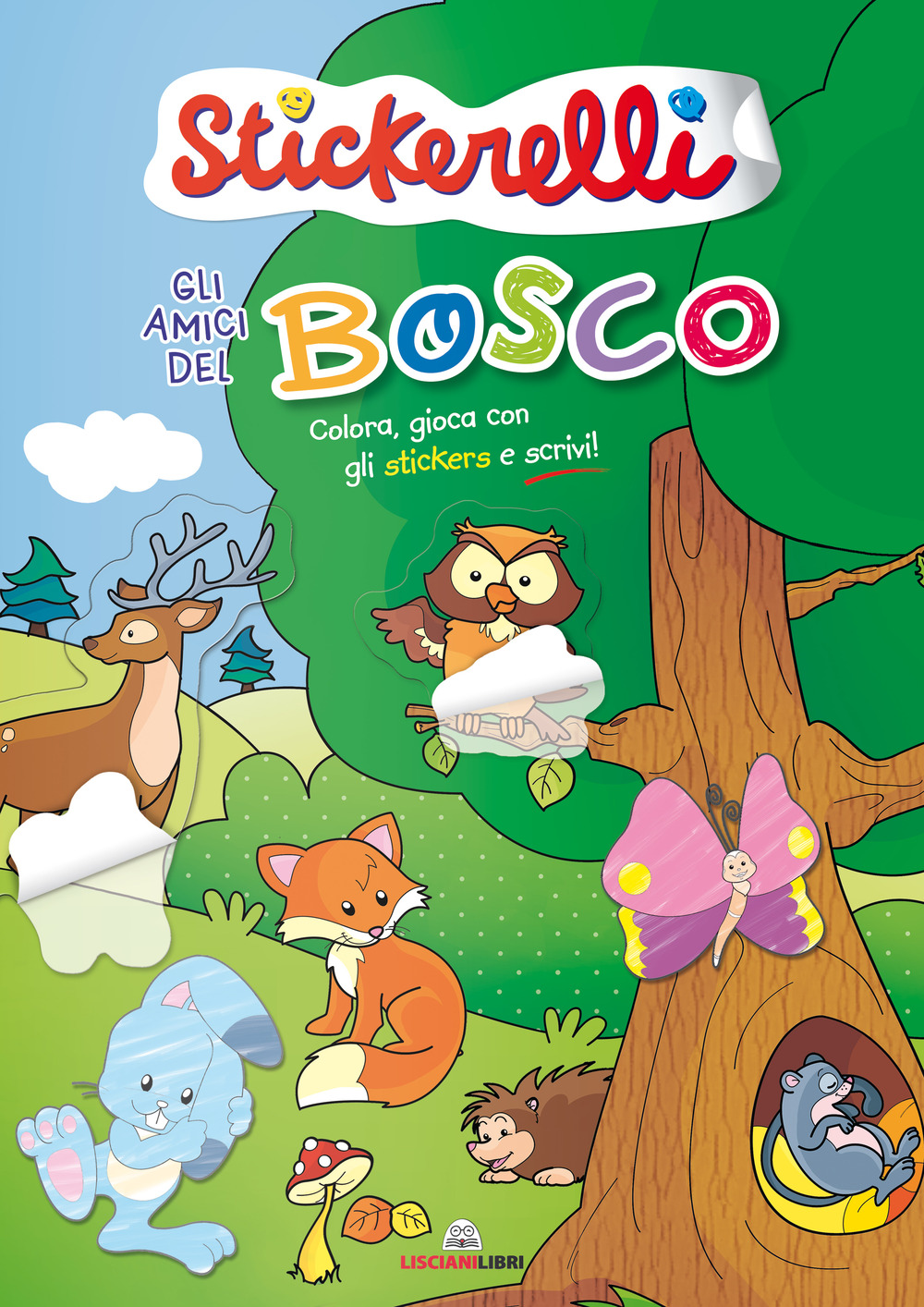 Gli amici del bosco. Stickerelli. Con adesivi