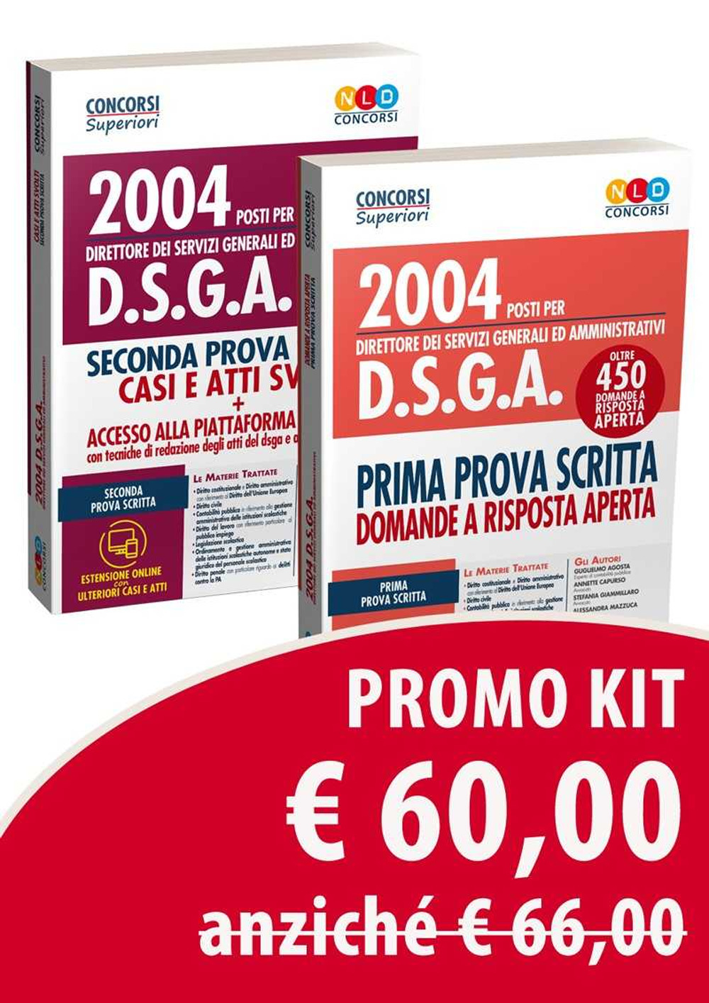 Kit Concorso DSGA: Manuale per la prima prova scritta-Manuale per la seconda prova scritta
