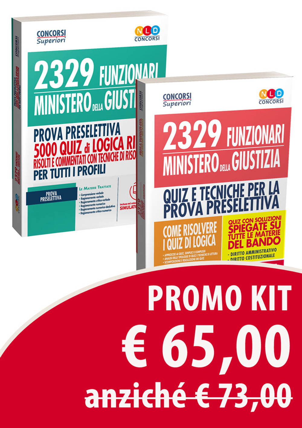 2329 funzionari del Ministero della Giustizia. Prova preselettiva. 5000 quiz di logica RIPAM-Quiz per la preparazione al concorso per 2329 funzionari giudiziari Ministero della Giustizia