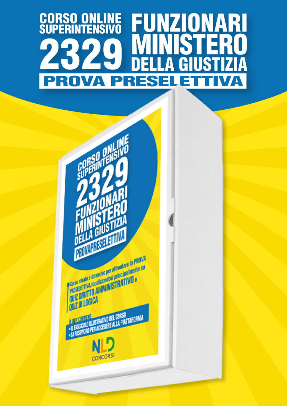 Corso online super intensivo 2329 funzionari del Ministero della Giustizia. Prova preselettiva
