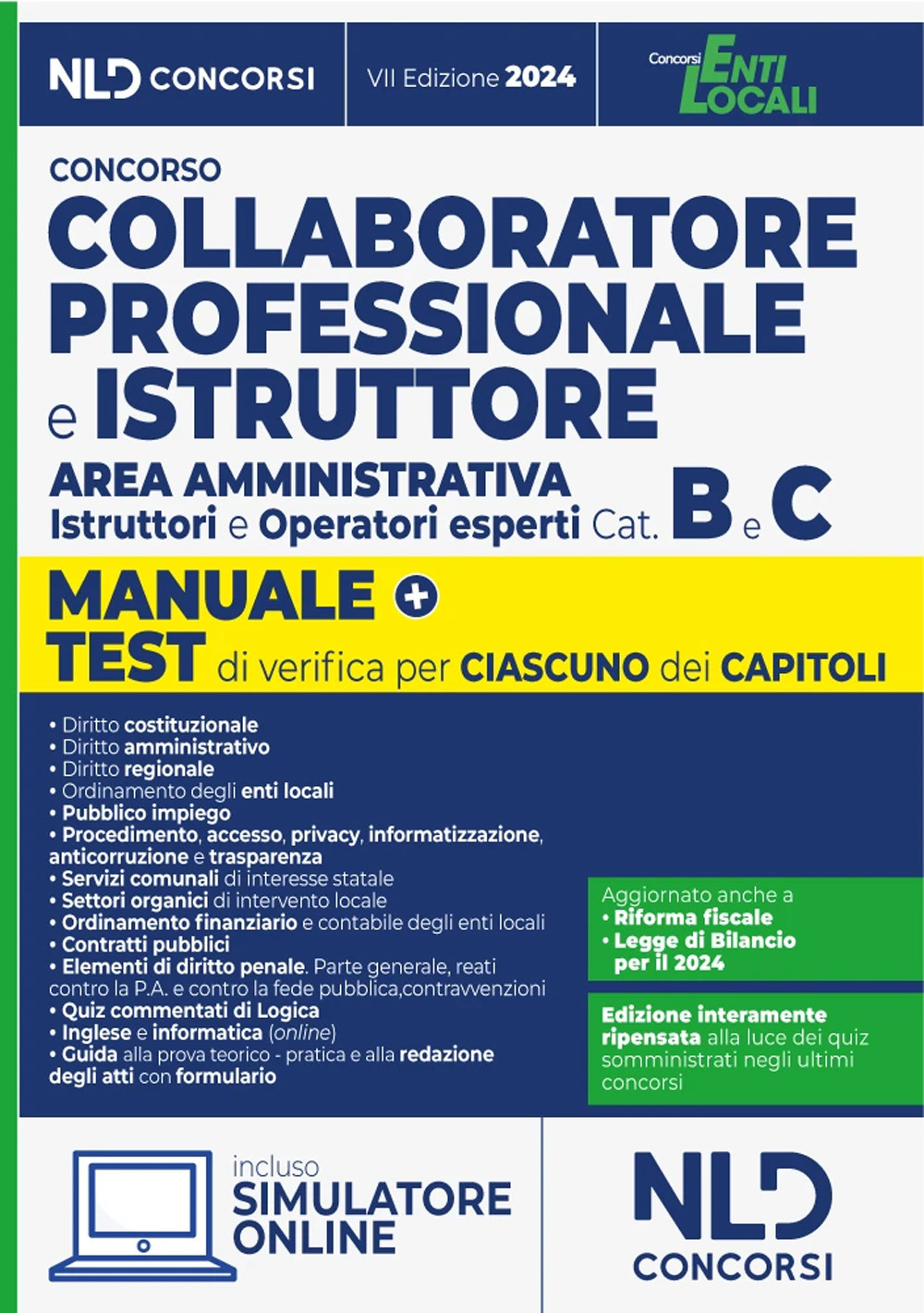 Collaboratore e istruttore dell'area amministrativa Cat. B e C negli Enti Locali
