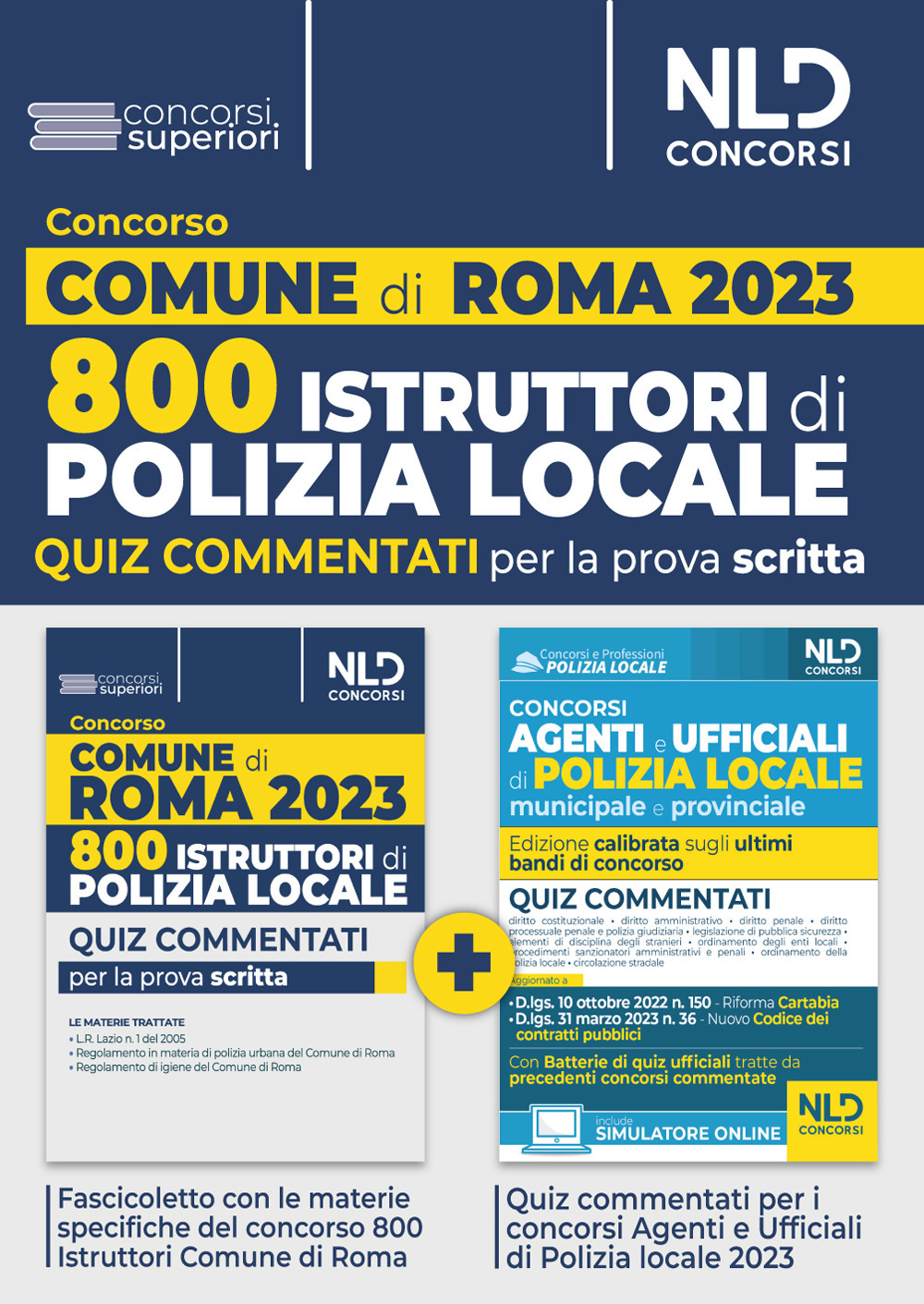 Concorso comune di Roma 800 agenti della Polizia Locale. Quiz commentati per la prova scritta