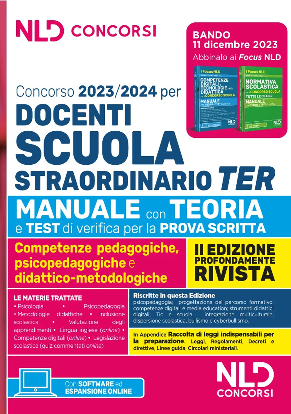 Concorso docenti scuola straordinario TER 2023-2024. Manuale con teoria e test di verifica per la prova scritta
