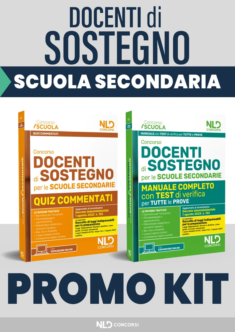 Concorso docenti di sostegno per le scuole secondarie: Manuale con teoria e test di verifica per la prova scritta-Quiz commentati di verifica-Competenze digitali e tecnologie nella didattica per il Concorso Scuola-Normativa scolastica per il Concorso Scuola. Manuale per tutte le classi