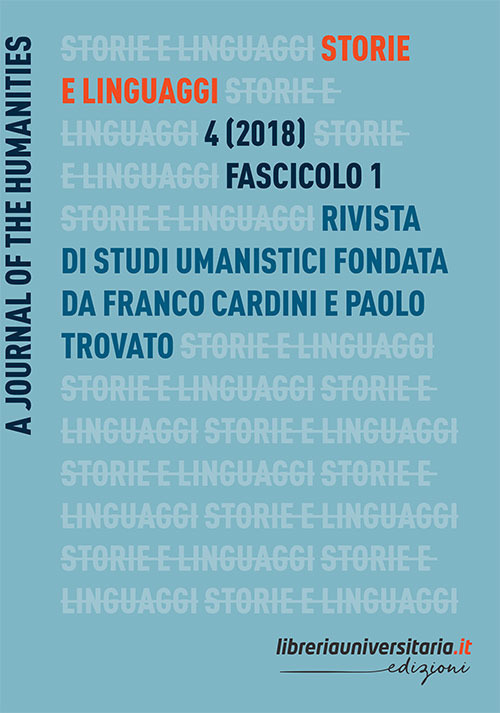Storie e linguaggi. Rivista di studi umanistici. Vol. 1