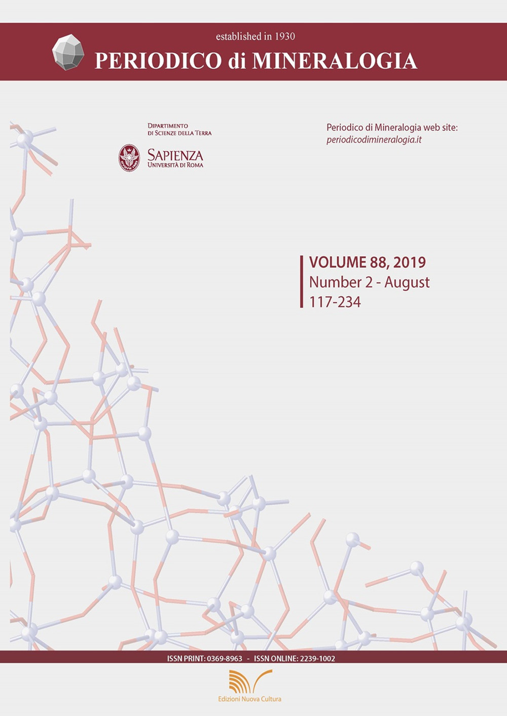 Periodico di mineralogia. Vol. 88
