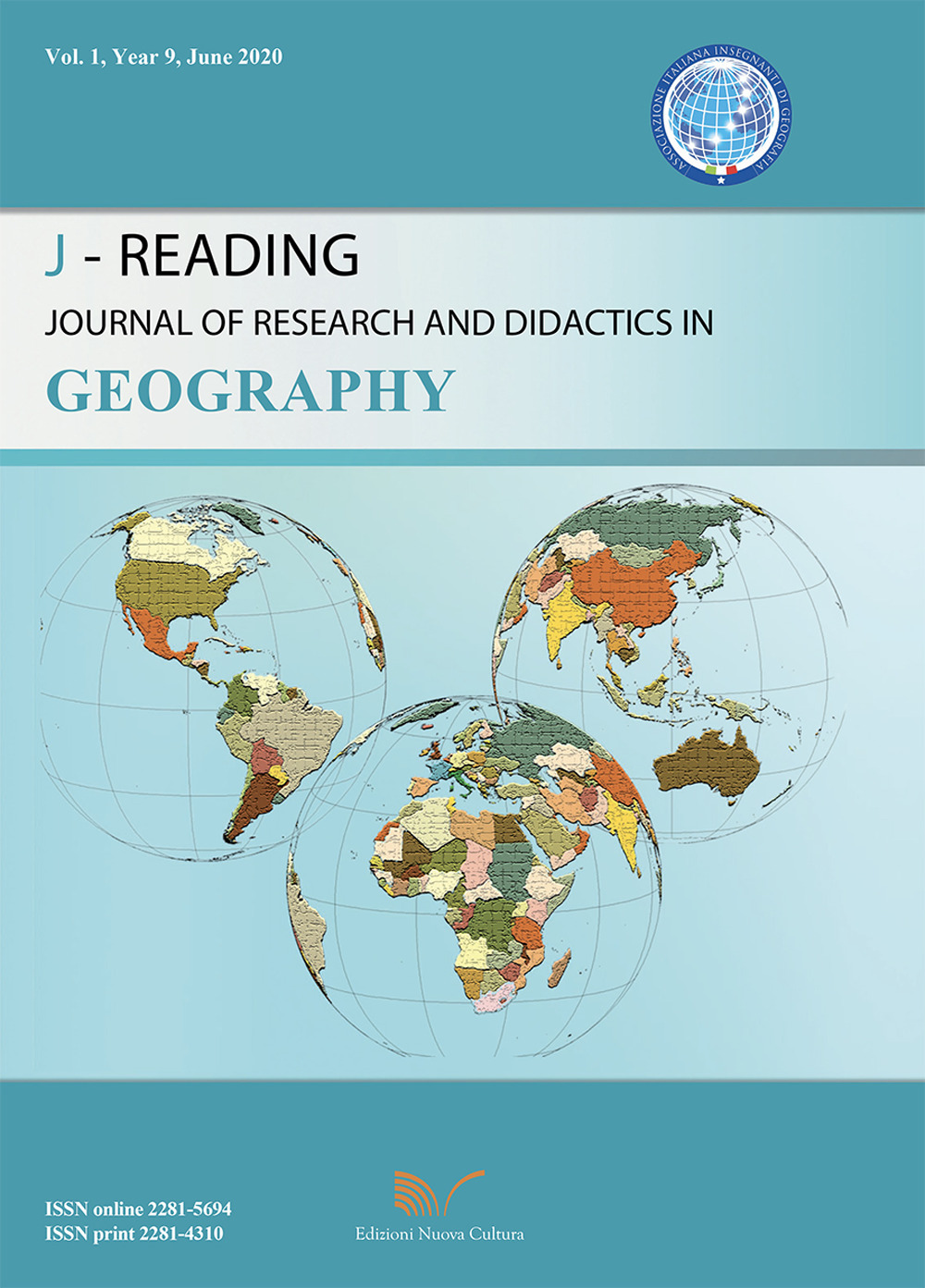 J-Reading. Journal of research and didactics in geography. Vol. 1