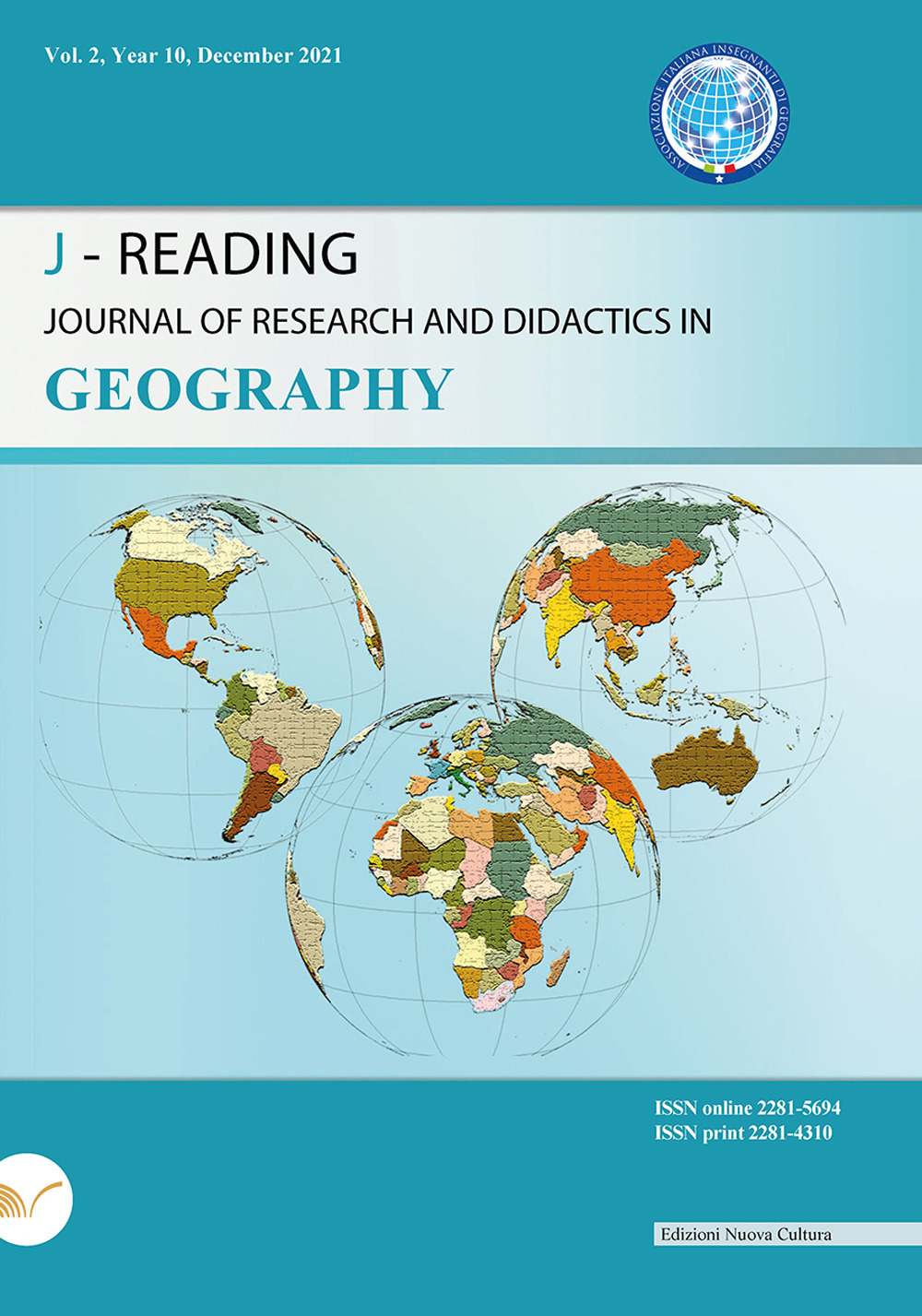 J-Reading. Journal of research and didactics in geography. Vol. 2