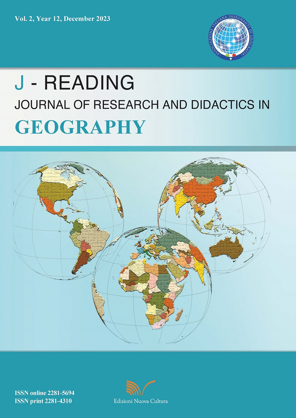 J-Reading. Journal of research and didactics in geography. Vol. 2