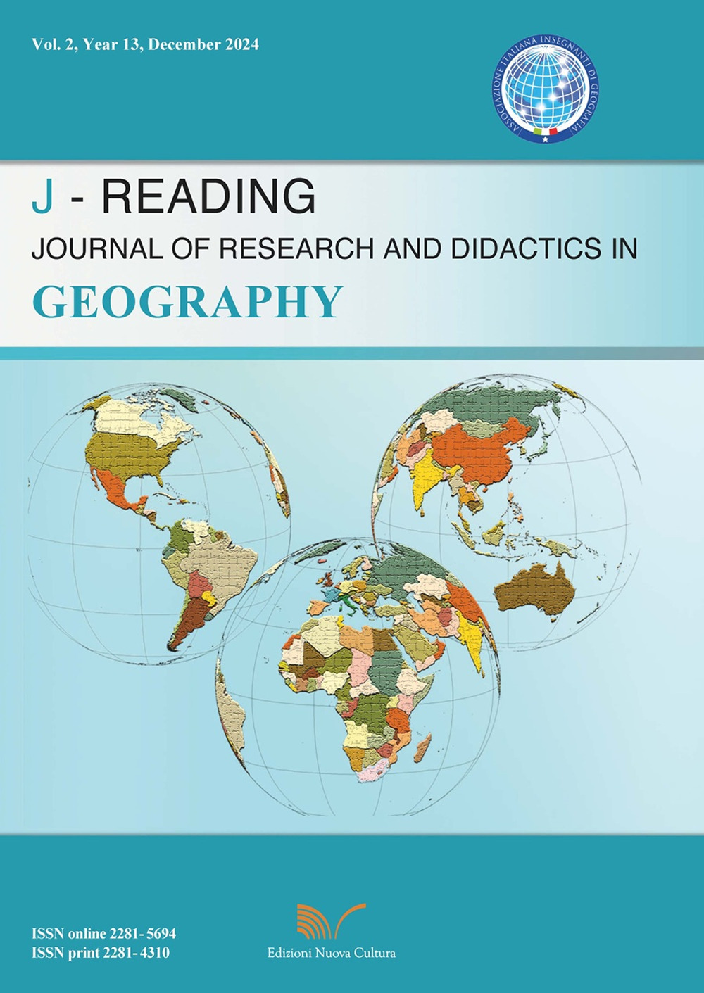 J-Reading. Journal of research and didactics in geography. Vol. 2