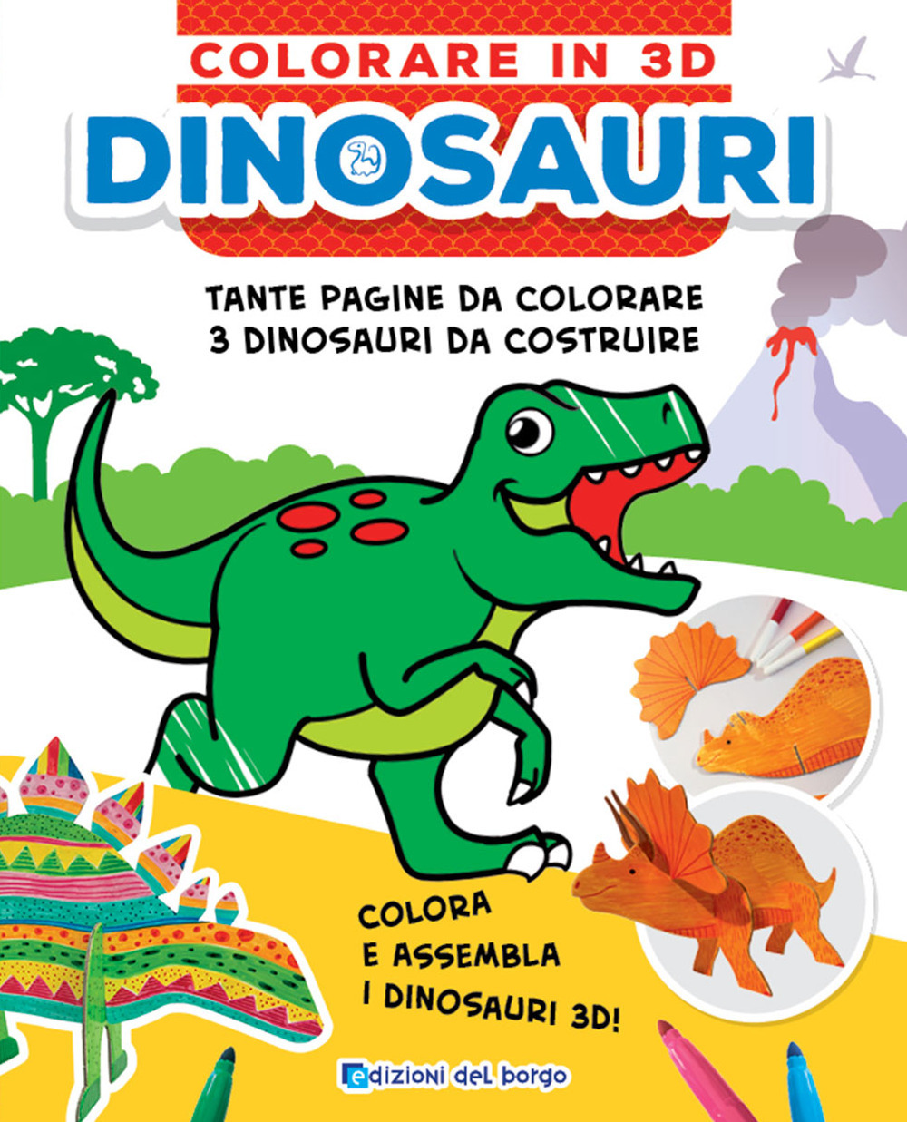 Dinosauri. Colorare in 3D