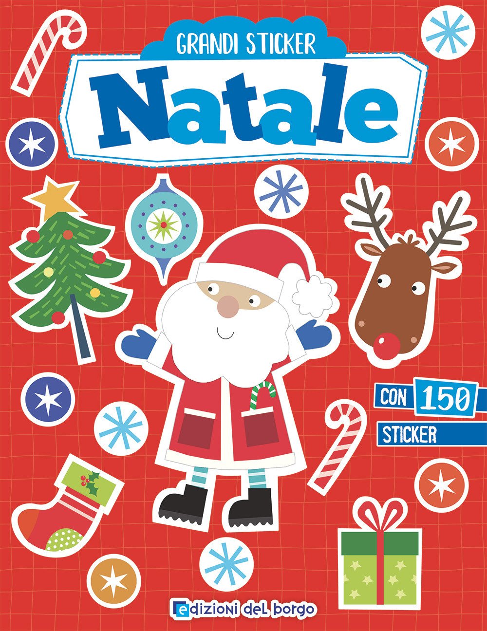 Natale. Grandi stickers. Con adesivi