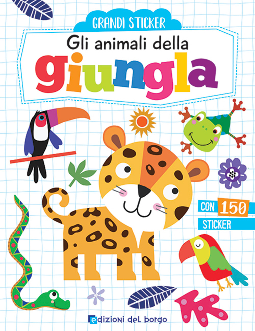 Gli animali della giungla. Con adesivi
