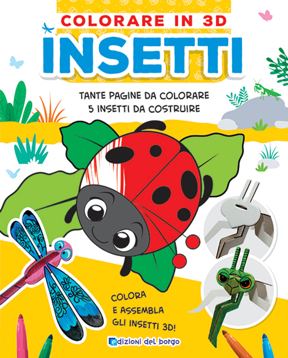 Insetti. Colorare in 3D