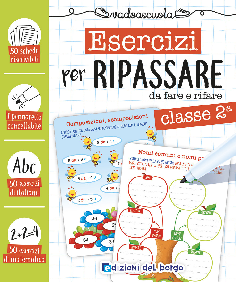 Esercizi per ripassare da fare e rifare. Classe seconda