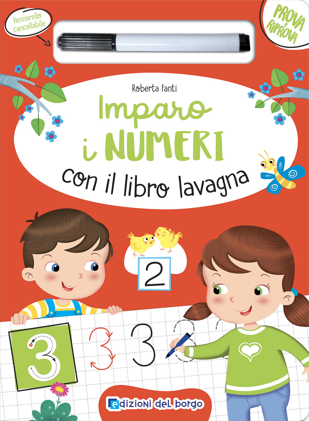 Imparo i numeri con il libro lavagna