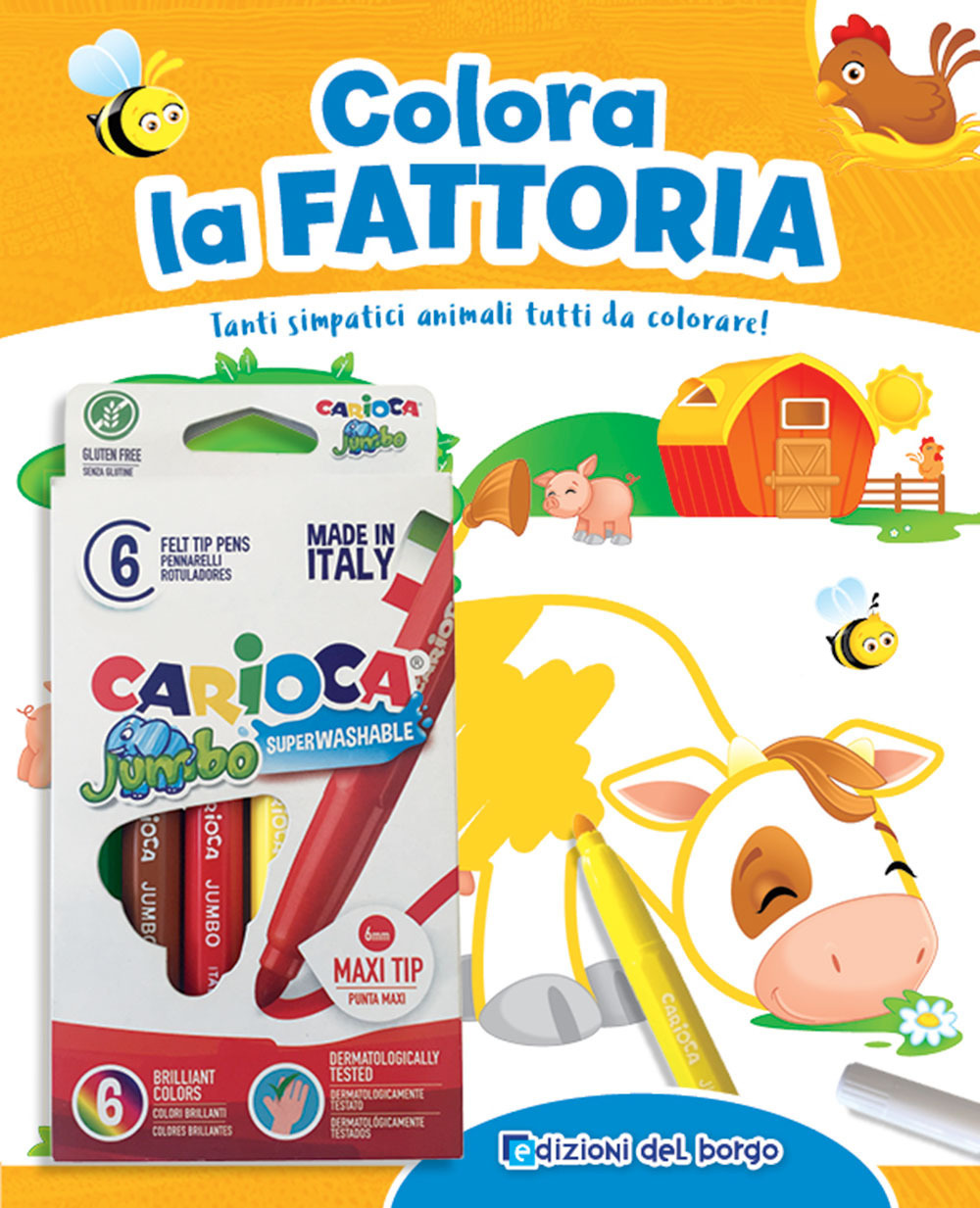 Colora la fattoria. Tanti simpatici animali tutti da colorare!